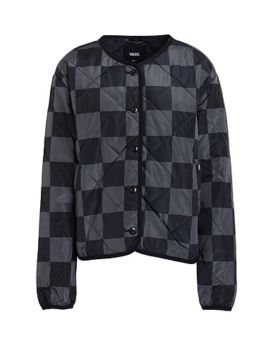 VANS Jacket FORCES CHECK LINER JACKET Black 100% Polyester