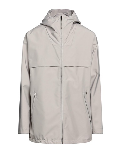 HEVÒ Full-length jacket Light grey 100% Polyester