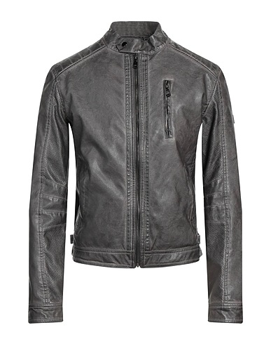 YES ZEE by ESSENZA Biker jacket Lead 60% Polyurethane, 40% Viscose