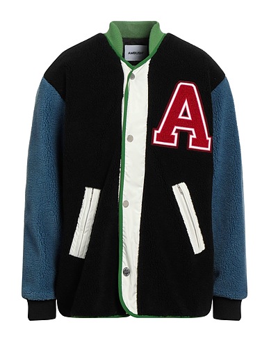 AMBUSH Teddy Coat Nero 60% Poliestere, 40% Acrilico, Poliuretano, Lana, Poliammide