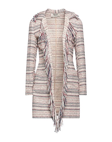 NENÈ Full-length jacket Ivory 75% Cotton, 25% Polyamide