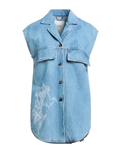 T_COAT Denim jacket Blue 100% Cotton