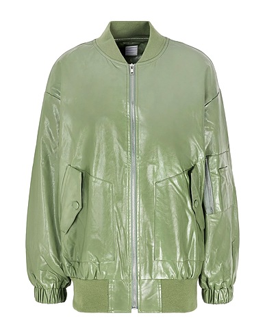 8 by YOOX Bomber OVERSIZE BOMBER
 Sage green 55% Viscose, 45% Polyurethane