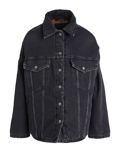 LEVI'S Denim jacket FLY TRUCKER BLACKS
 Black 100% Cotton
