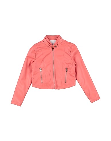 FRANKIE MORELLO Jacket Salmon pink 100% Polyurethane