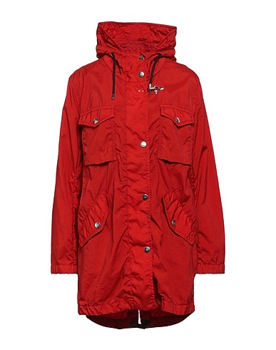 FAY Full-length jacket Brick red 100% Polyamide