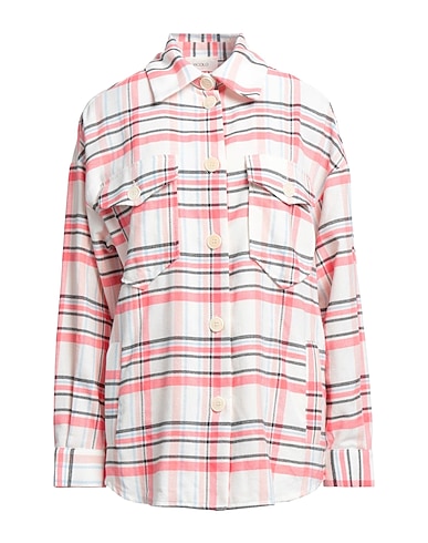VICOLO Camicia a quadri Rosa 50% Cotone, 50% Poliestere