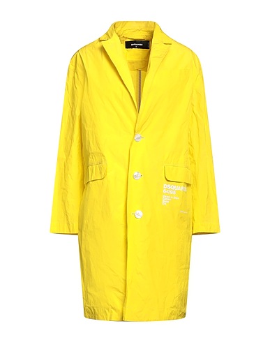 DSQUARED2 Full-length jacket Yellow 68% Polyester, 32% Polyamide