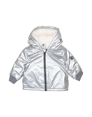 PETIT BATEAU Jacket Silver 100% Polyester, Cotton, Elastane