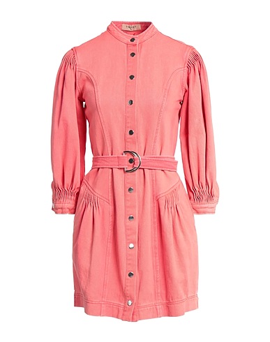 TWINSET Denim dress Coral 100% Cotton