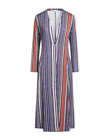 SIYU Full-length jacket Blue 98% Viscose, 2% Elastane