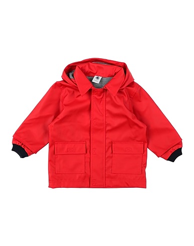 PETIT BATEAU Soprabito Rosso 100% Poliestere, Cotone, Elastan, Poliuretano
