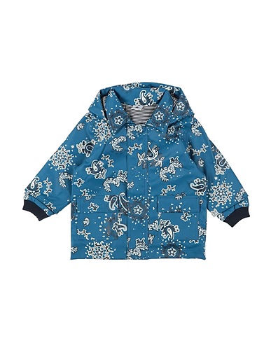 PETIT BATEAU Lange Jacke Nachtblau 100% Polyester, Baumwolle, Elastan, Polyurethan