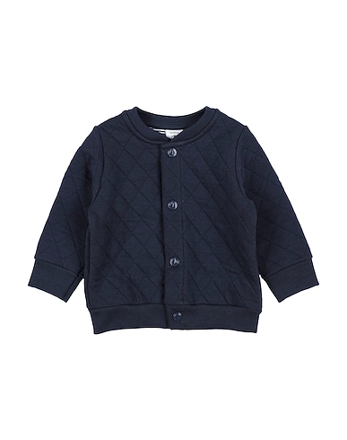 PETIT BATEAU Bomber Navy blue 75% Cotton, 25% Polyester