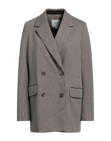 PEPE JEANS ピーコート＆ダブルブレスト タン ポリエステル 85% / レーヨン 12% / ポリウレタン 3%