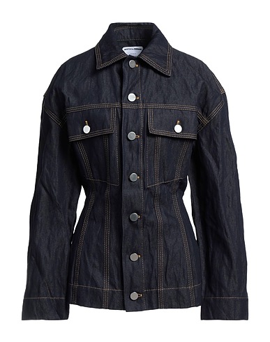 BOTTEGA VENETA Denim jacket Blue 86% Cotton, 14% Metallic fiber