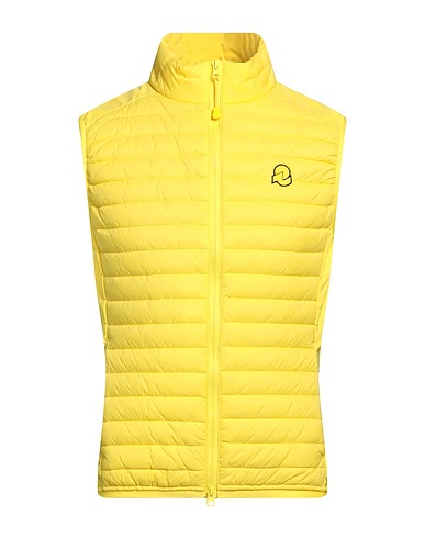 INVICTA Shell jacket Yellow 100% Recycled polyamide, Polyester, Elastane