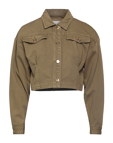 KORALLINE Jacket Military green 100% Cotton