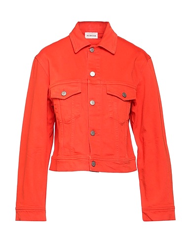 P.A.R.O.S.H. Jeansjacke Orange 98% Baumwolle, 2% Elastan