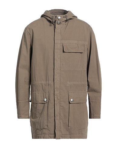 BIKKEMBERGS Jacket Khaki 66% Cotton, 32% Viscose, 2% Elastane