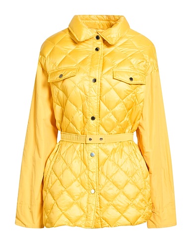 VIOLANTI Shell jacket Yellow 100% Polyamide, Polyester