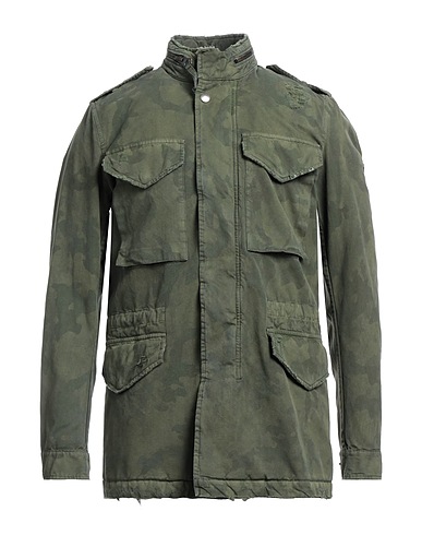 MATCHLESS Giubbotto Verde militare 100% Cotone, Poliestere, Poliuretano