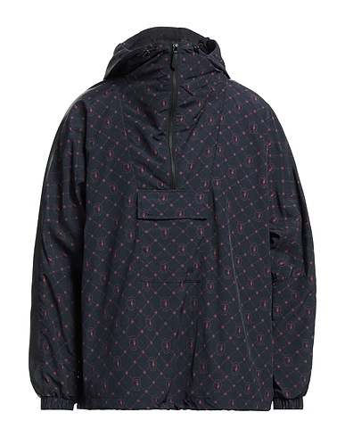 TRUSSARDI Jacket Midnight blue 100% Polyamide, Polyester, Polyurethane resin