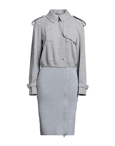 BURBERRY Double breasted pea coat Grey 95% Wool, 5% Polyamide, Cupro
