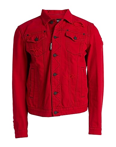 DSQUARED2 Denim jacket Red 100% Cotton