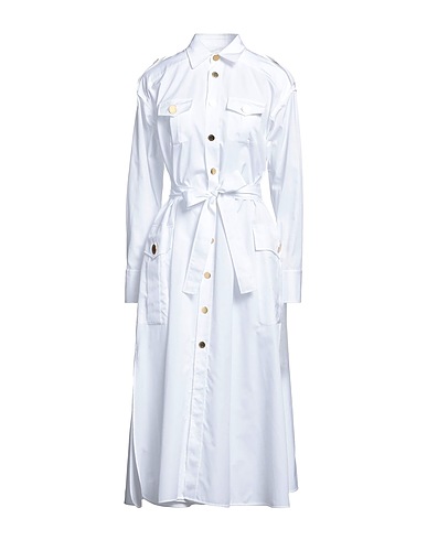 DSQUARED2 Midi dress White 100% Cotton
