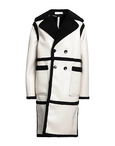 PROENZA SCHOULER Coat Ivory 50% Polyurethane, 50% Polyester