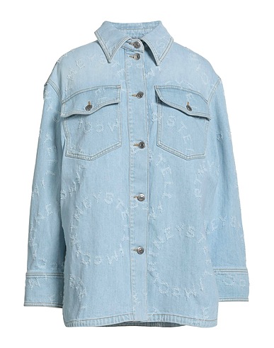 STELLA McCARTNEY Denim shirt Blue 98% Cotton, 2% Elastane