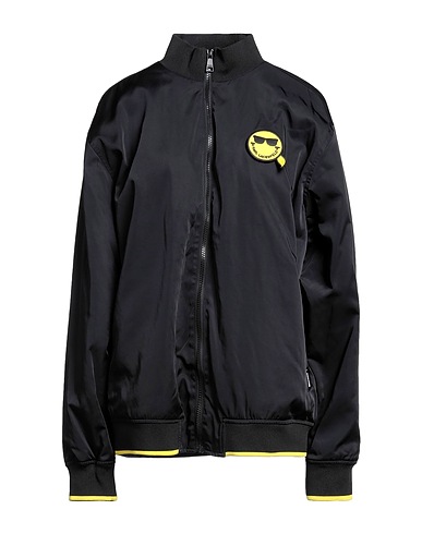 KARL LAGERFELD Bomber Black 100% Recycled polyester, Polyester, Elastane
