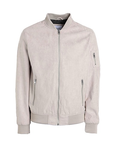JACK & JONES Bomber Beige 100% Poliestere