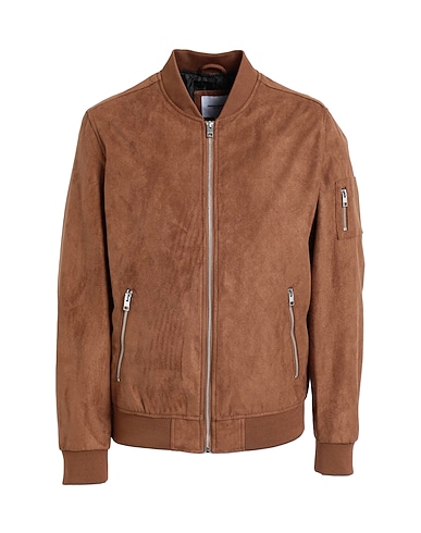 JACK & JONES Cazadora Marrón 100% Poliéster