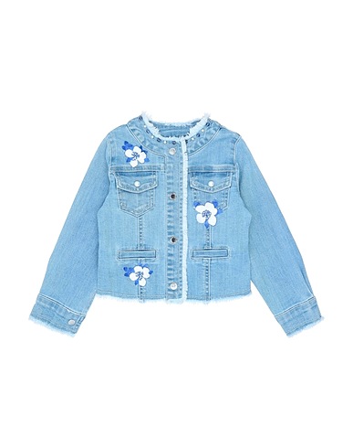 ELSY Denim jacket Blue 78% Cotton, 20% Polyester, 2% Elastane