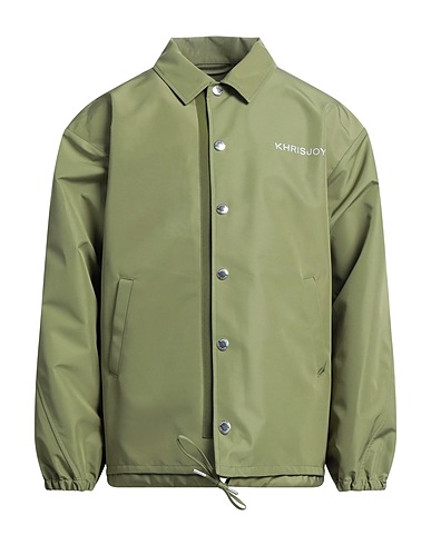 KHRISJOY Full-length jacket Military green 100% Polyester