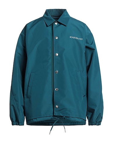 KHRISJOY Full-length jacket Deep teal 100% Polyester