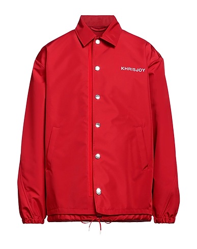 KHRISJOY Full-length jacket Red 100% Polyester