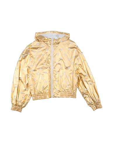 MONNALISA Jacke Gold 100% Baumwolle, Poliurethan-Harz