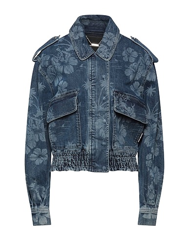 MARCO BOLOGNA Denim jacket Blue 98% Cotton, 2% Elastane