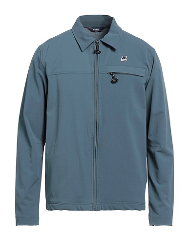 K-WAY Jacket Grey 80% Cotton, 12% Elastane, 8% Polyester