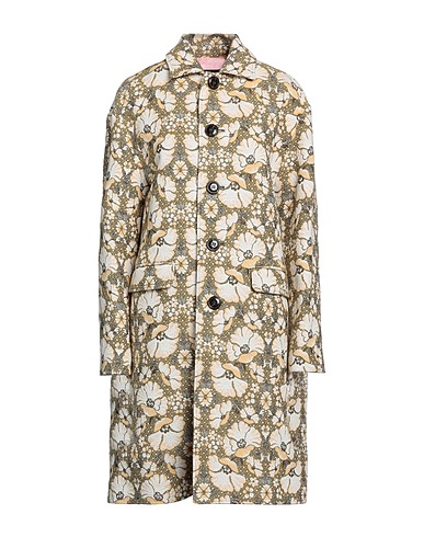 DSQUARED2 Cappotto Verde militare 77% Cotone, 13% Poliestere, 5% Altre Fibre, 5% Acrilico