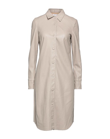 RINO & PELLE Midi dress Beige 100% Polyester