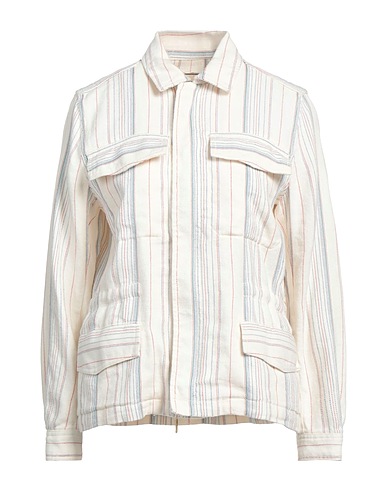 ZADIG&VOLTAIRE Jacket Ivory 54% Linen, 43% Cotton, 3% Viscose