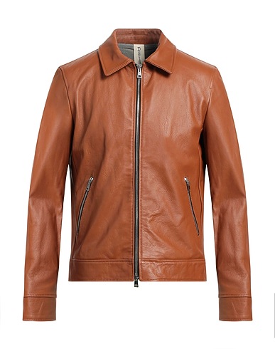 DELAN Jacket Tan 100% Cow leather