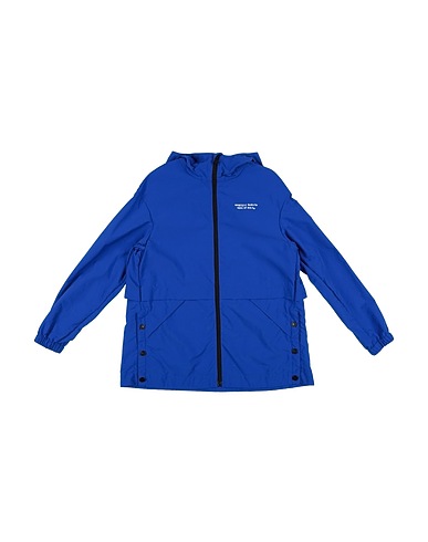 MARCELO BURLON Jacket Blue 93% Polyamide, 7% Polyurethane