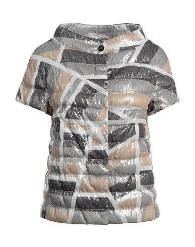 HERNO Shell  jacket Grey 100% Polyester, Cotton, Acetate