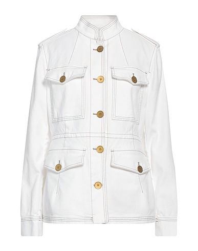 FAY Giubbotto Bianco 99% Cotone, 1% Elastan