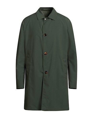 KIRED Full-length jacket Dark green 54% Virgin Wool, 46% Polyamide